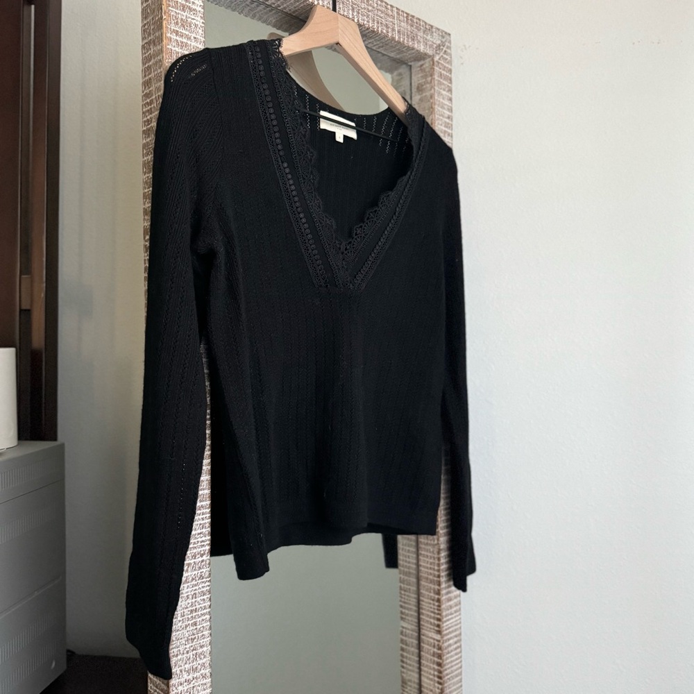 Sezane Abigael Jumper in Black - Picture 2 of 7